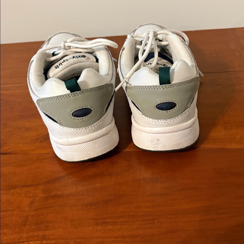 Easy Spirit Walk Run White Leather Walking Sneakers Size 9 M - Picture 6 of 7